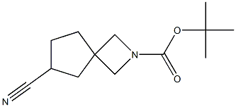 tert-butyl 6-cyano-2-azaspiro[3.4]octane-2-carboxylate Structure