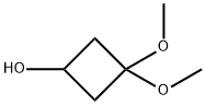 3,3-dimethoxycyclobutan-1-ol 구조식 이미지
