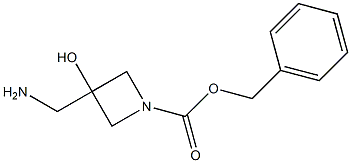 benzyl 3-(aminomethyl)-3-hydroxyazetidine-1-carboxylate Structure