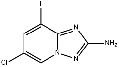 2-Amino-6-chloro-8-iodo-[1,2,4]triazolo[1,5-a]pyridine Structure