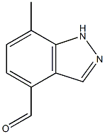 7-methyl-1H-indazole-4-carbaldehyde Structure