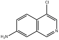 4-chloroisoquinolin-7-amine 구조식 이미지