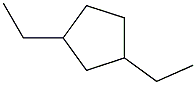 1,3-Diethylcyclopentane. 구조식 이미지