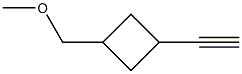 1-ethynyl-3-(methoxymethyl)cyclobutane Structure