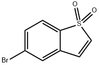 5-Bromobenzothiophene 1,1-Dioxide 구조식 이미지