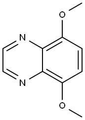 5,8-dimethoxyquinoxaline 구조식 이미지