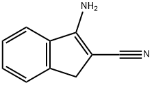 3-Amino-2-indenecarbonitrile 구조식 이미지