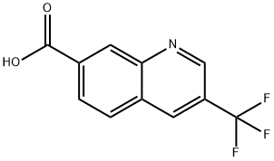 3-(trifluoromethyl)quinoline-7-carboxylic acid Structure