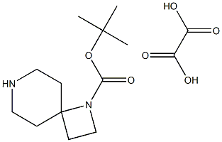 tert-butyl 1,7-diazaspiro[3.5]nonane-1-carboxylate oxalate Structure