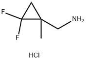 1-(2,2-difluoro-1-methylcyclopropyl)methanamine hydrochloride 구조식 이미지