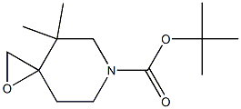 tert-butyl 4,4-dimethyl-1-oxa-6-azaspiro[2.5]octane-6-carboxylate Structure