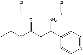 ETHYL 3-AMINO-3-(PYRIDIN-4-YL)PROPANOATE DIHYDROCHLORIDE Structure