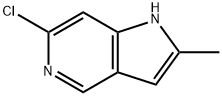 6-chloro-2-methyl-1H-pyrrolo[3,2-c]pyridine Structure