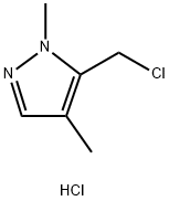 5-(Chloromethyl)-1,4-dimethyl-1H-pyrazole hydrochloride Structure