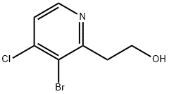2-(3-Bromo-4-Chloropyridin-2-Yl)Ethanol Structure