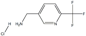 (6-(trifluoromethyl)pyridin-3-yl)methanamine hydrochloride 구조식 이미지
