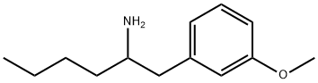 1-(3-METHOXYPHENYL)HEXAN-2-AMINE 구조식 이미지