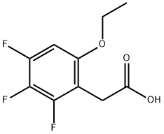 6-Ethoxy-2,3,4-trifluorophenylacetic acid 구조식 이미지