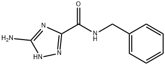 5-amino-N-benzyl-4H-1,2,4-triazole-3-carboxamide Structure