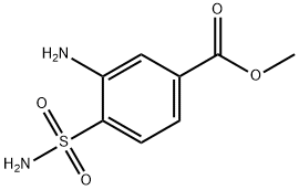 methyl 3-amino-4-sulfamoylbenzoate 구조식 이미지