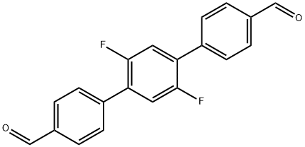 2',5'-difluoro-[1,1':4',1''-terphenyl]-4,4''-dicarbaldehyde Structure