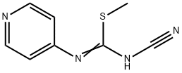 S-methyl-N-cyano-N'-4-pyridylisothiourea Structure