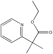 ethyl 2-methyl-2-(pyridin-2-yl)propanoate 구조식 이미지