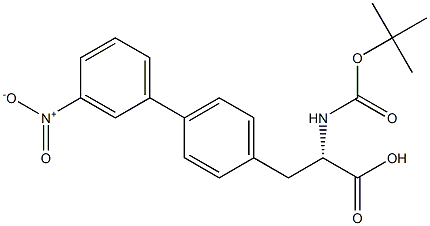 Boc-4-(3-nitrophenyl)-L-phenylalanine Structure