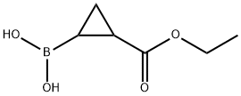 2-Ethoxycarbonylcyclopropane boronic acid 구조식 이미지