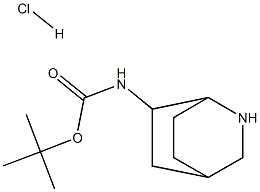 tert-butyl N-{2-azabicyclo[2.2.2]octan-6-yl}carbamate hydrochloride 구조식 이미지