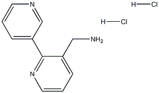 {[2,3'-bipyridine]-3-yl}methanamine dihydrochloride Structure