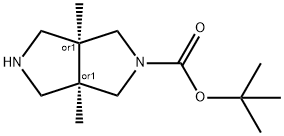 tert-butyl cis-3a,6a-dimethyl-octahydropyrrolo[3,4-c]pyrrole-2-carboxylate Structure