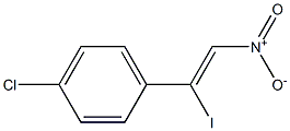 4-chloro-1-(1-iodo-2-nitro vinyl) benzene Structure