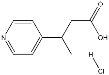 3-(pyridin-4-yl)butanoic acid hydrochloride 구조식 이미지