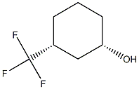 (1S,3R)-3-(trifluoromethyl)cyclohexan-1-ol 구조식 이미지