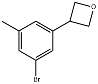 3-(3-bromo-5-methylphenyl)oxetane Structure