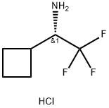 (1S)-1-cyclobutyl-2,2,2-trifluoroethan-1-amine hydrochloride 구조식 이미지