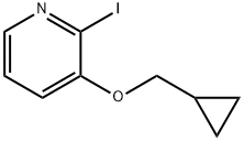 3-Cyclopropylmethoxy-2-iodopyridine 구조식 이미지