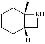 (1S,6S)-6-methyl-7-azabicyclo[4.2.0]octane 구조식 이미지