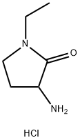 3-amino-1-ethylpyrrolidin-2-one hydrochloride 구조식 이미지