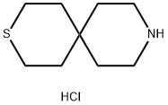 3-thia-9-azaspiro[5.5]undecane hydrochloride 구조식 이미지