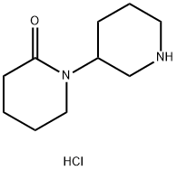 1-(piperidin-3-yl)piperidin-2-one dihydrochloride Structure