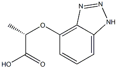 (S)-2-(1H-benzo[d][1,2,3]triazol-4-yloxy)propanoic acid Structure