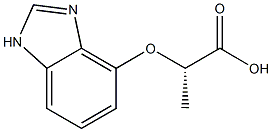 (S)-2-(1H-benzo[d]imidazol-4-yloxy)propanoic acid Structure