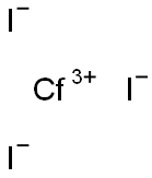 californium triiodide Structure