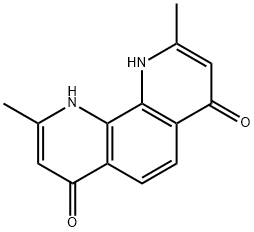 1,10-Dihydro-2,9-dimethyl-1,10-phenanthroline-4,7-dione Structure