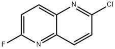 2-chloro-6-fluoro-1,5-naphthyridine 구조식 이미지