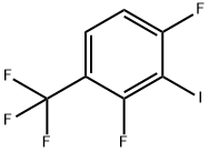 2,4-Difluoro-3-iodobenzotrifluoride Structure