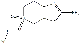 2-amino-4H,6H,7H-5lambda6-thiopyrano[4,3-d][1,3]thiazole-5,5-dione hydrobromide 구조식 이미지