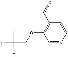 3-(2,2,2-trifluoroethoxy)isonicotinaldehyde Structure